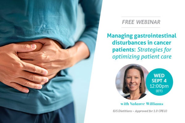 Kostenfreies Webinar: Managing gastrointestinal disturbances in cancer patients